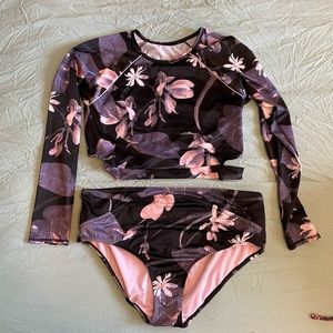 Rash guard top and bottoms